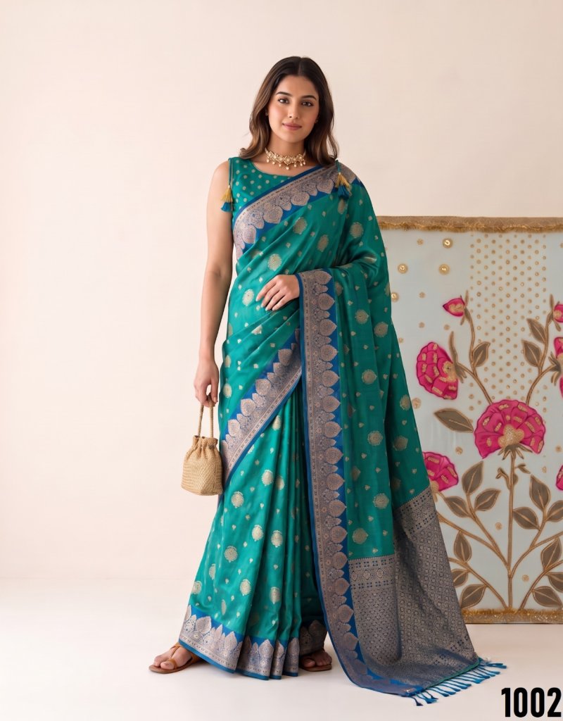 Devanshi By Ast Silk Fabric Elegant Border Saree